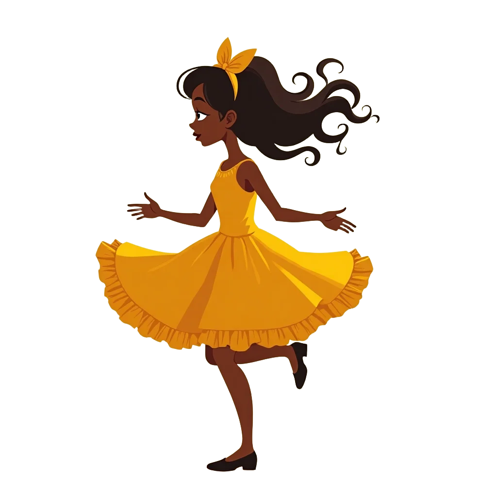 Twirling in Yellow